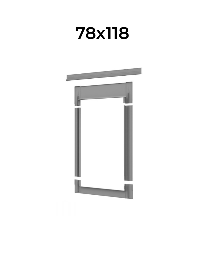 Оклад для плоской кровли KSF DAKEA® 78*118