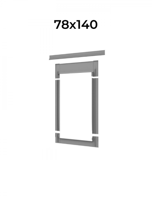 Оклад для плоской кровли KSF DAKEA® 78*140